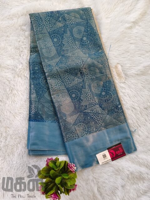 Silver Tissue Print (Blue)