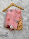 Digital linen (Pink with Orange blouse)