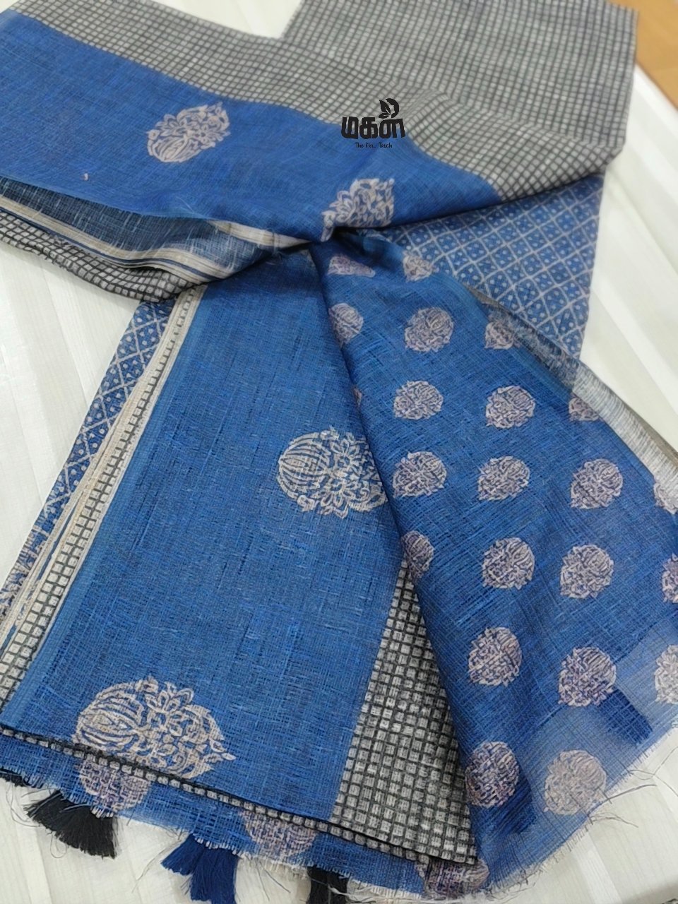 Jute silk sarees - Image 2