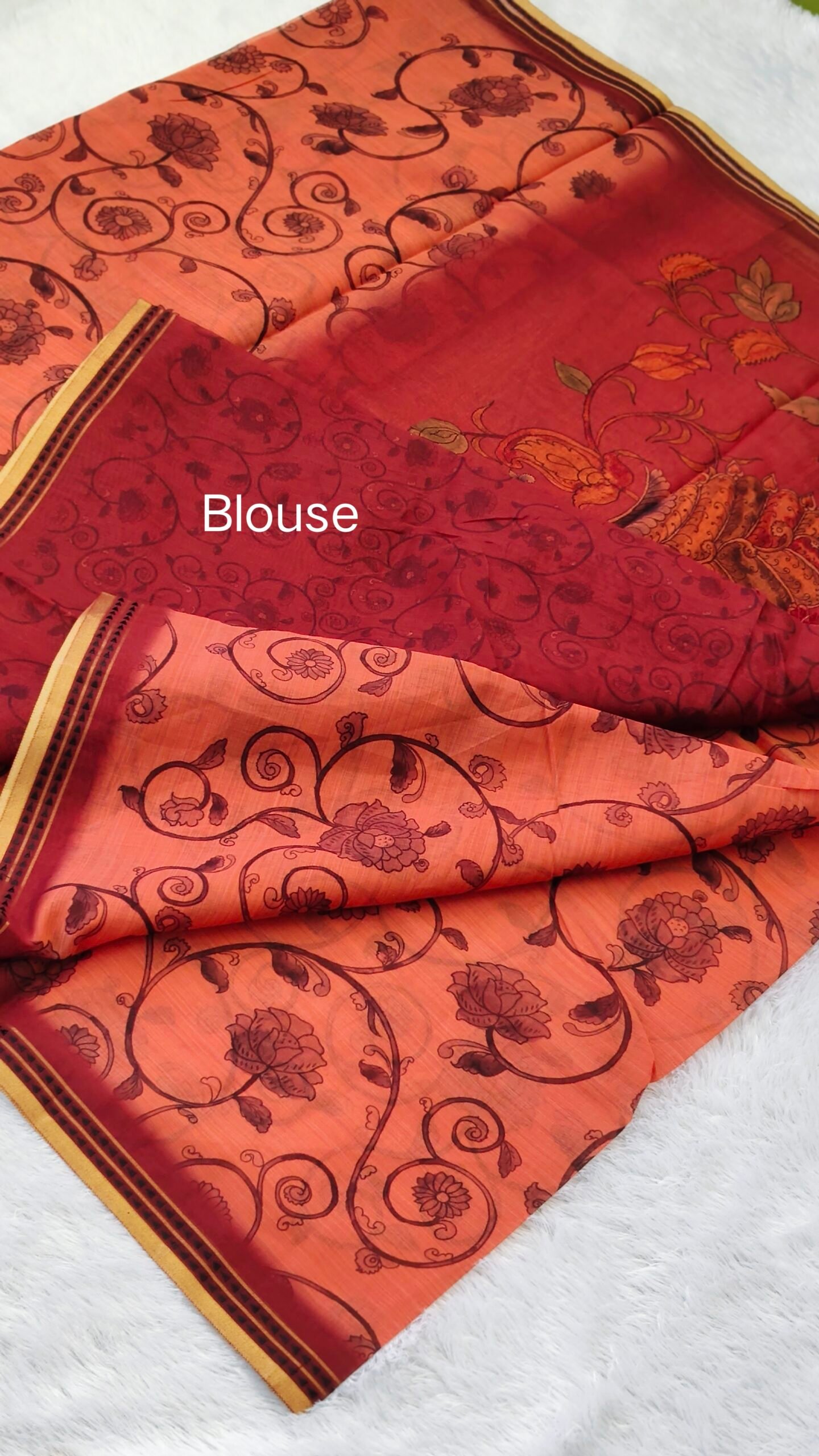 Coral kalamkari - Image 2