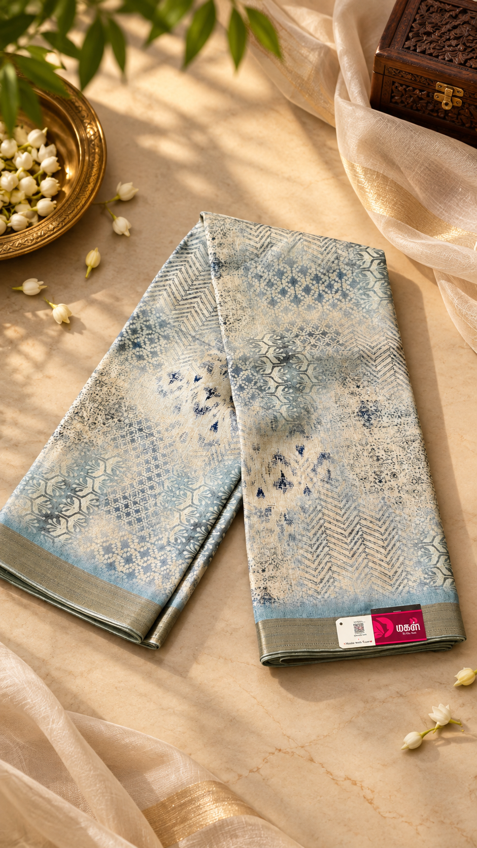 Printed Tissue | silk mix