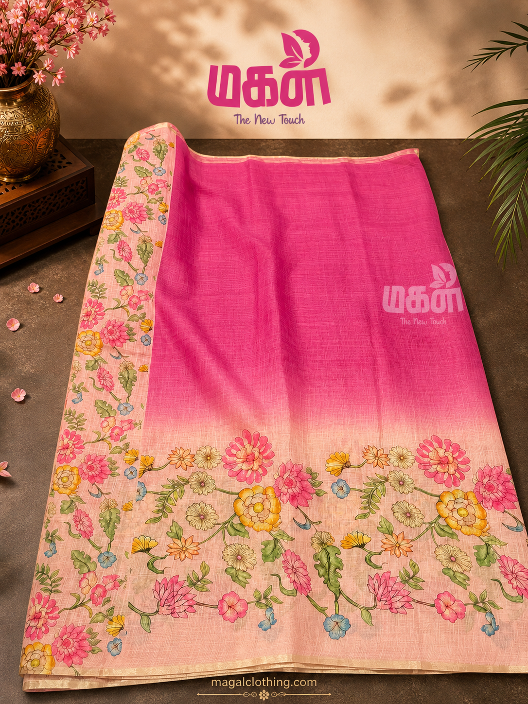 Elegant Floral Printed Saree Collection for Women | Magal Clothing - Image 4