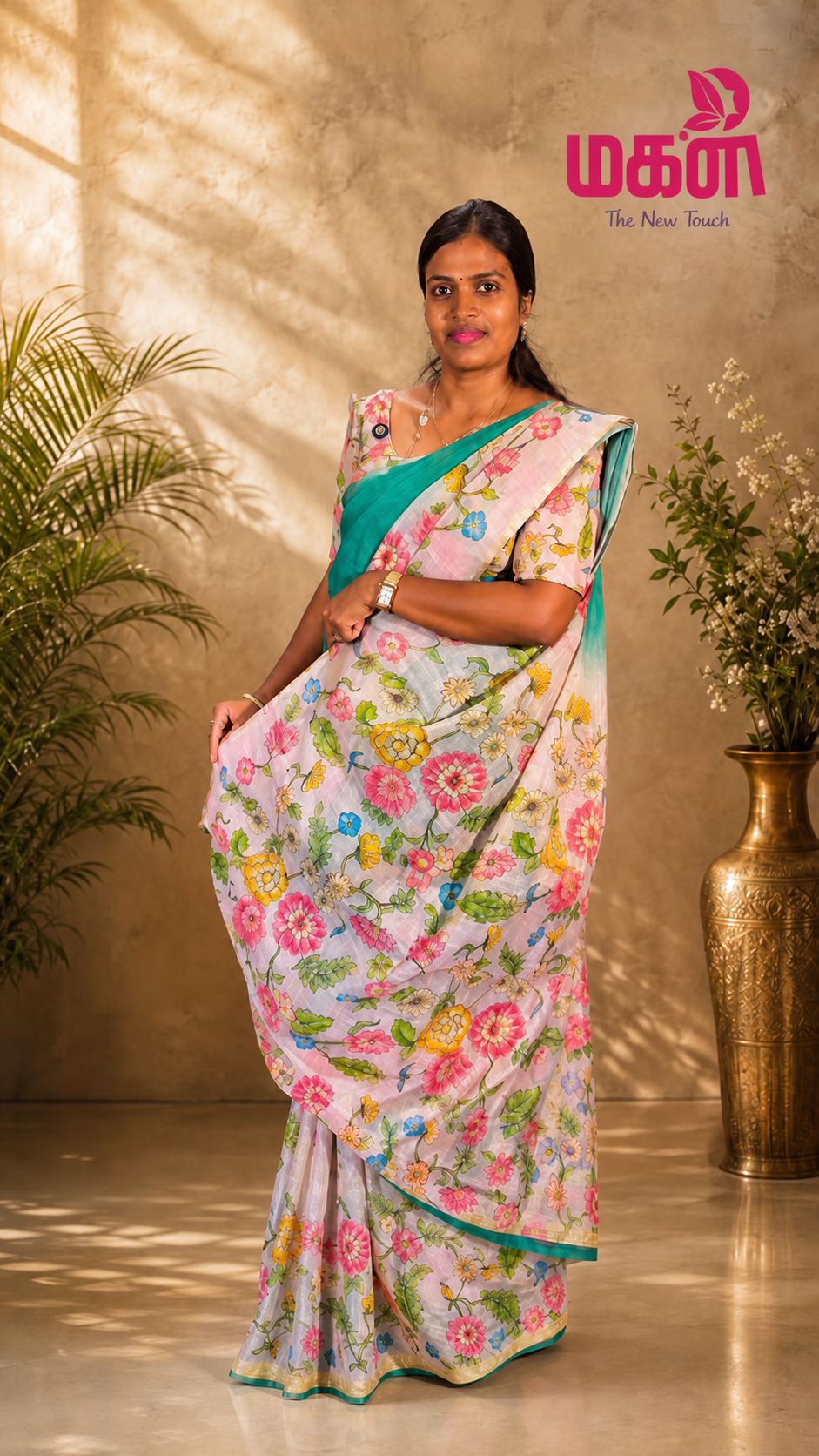 Elegant Floral Printed Saree Collection for Women | Magal Clothing
